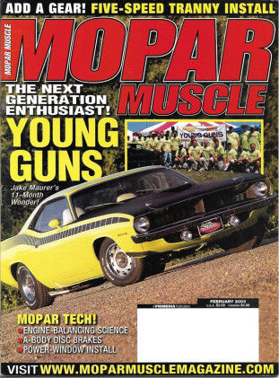 MOPAR MUSCLE 2003 FEB - RESTO-MODS, '57 D-501 FOUND